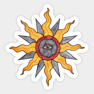 Solar Serpent Sticker